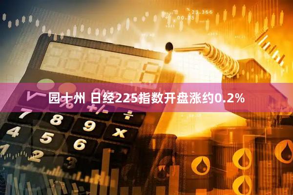 园十州 日经225指数开盘涨约0.2%